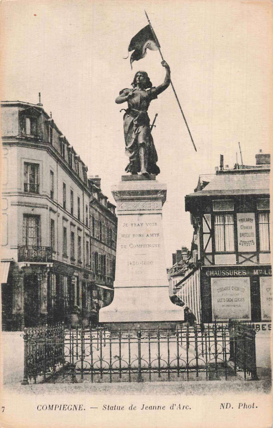 60 COMPIEGNE STATUE OF JOAN OF ARC eBay